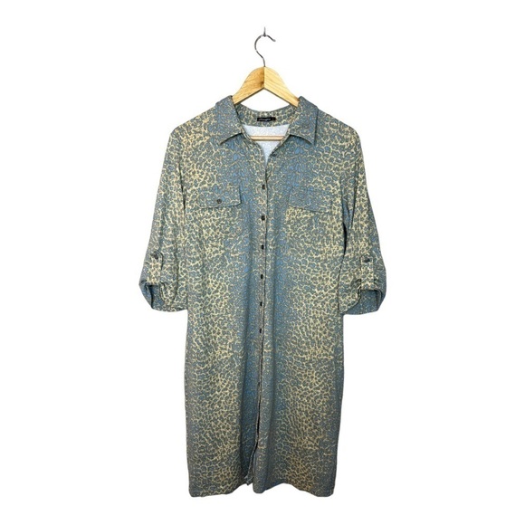 J. McLaughlin Dresses & Skirts - J McLaughlin Cheetah Safari Dress L